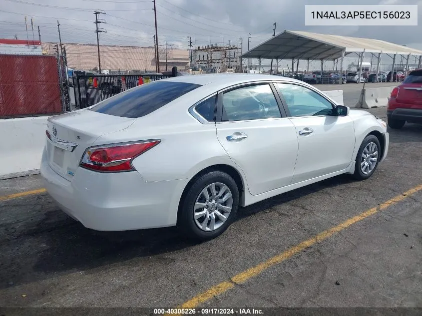 2014 Nissan Altima 2.5/2.5 S/2.5 Sl/2.5 Sv VIN: 1N4AL3AP5EC156023 Lot: 40305226