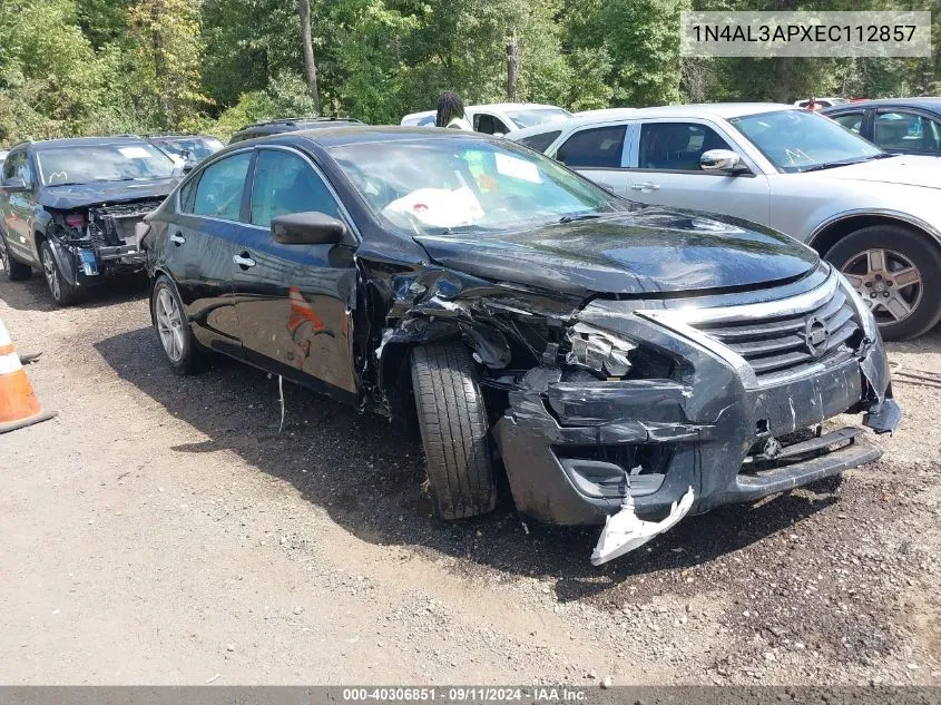 2014 Nissan Altima 2.5/S/Sv/Sl VIN: 1N4AL3APXEC112857 Lot: 40306851