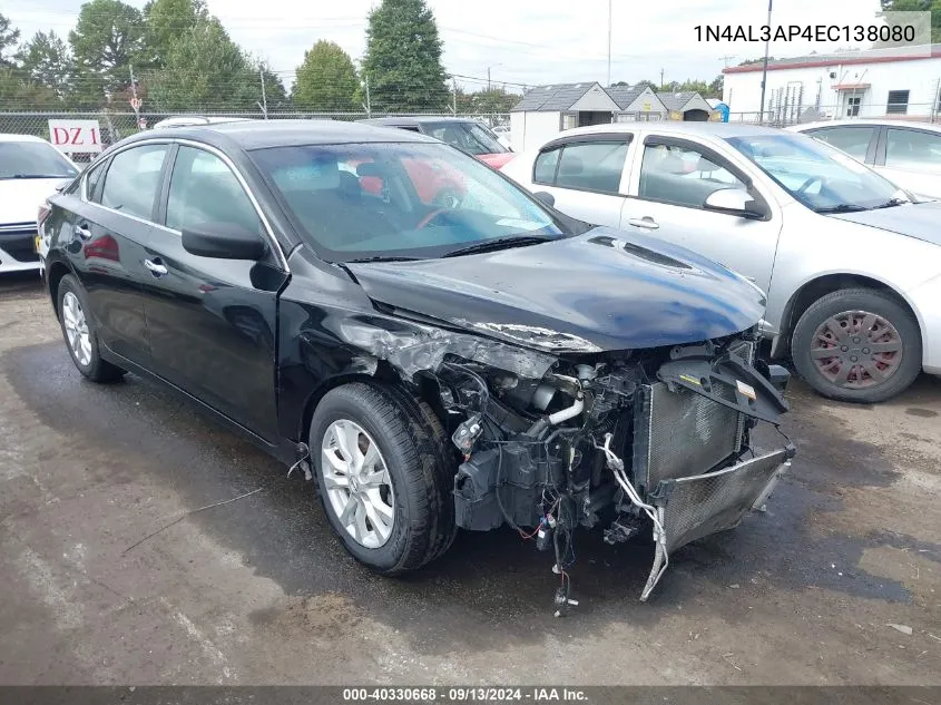 1N4AL3AP4EC138080 2014 Nissan Altima 2.5 S