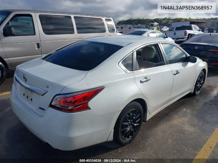 1N4AL3AP5EN368957 2014 Nissan Altima 2.5 S