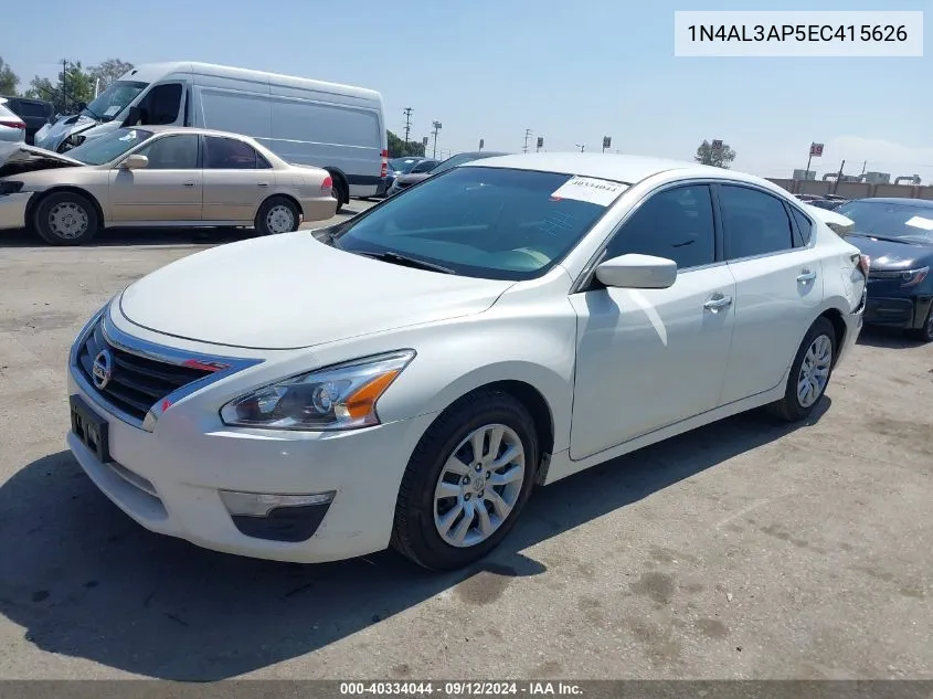 2014 Nissan Altima 2.5 VIN: 1N4AL3AP5EC415626 Lot: 40334044