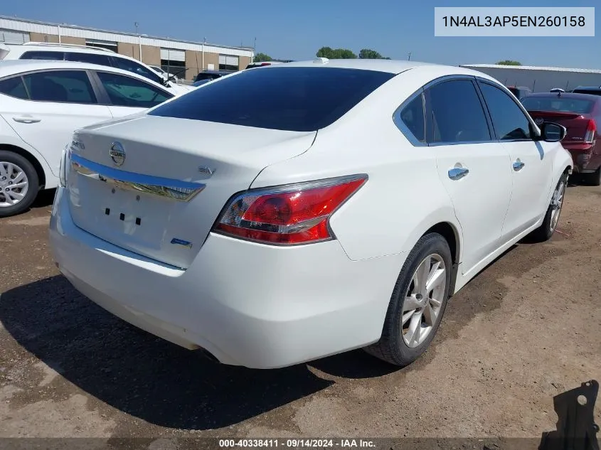 1N4AL3AP5EN260158 2014 Nissan Altima 2.5 Sv