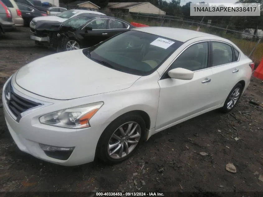 1N4AL3APXEN338417 2014 Nissan Altima 2.5 S