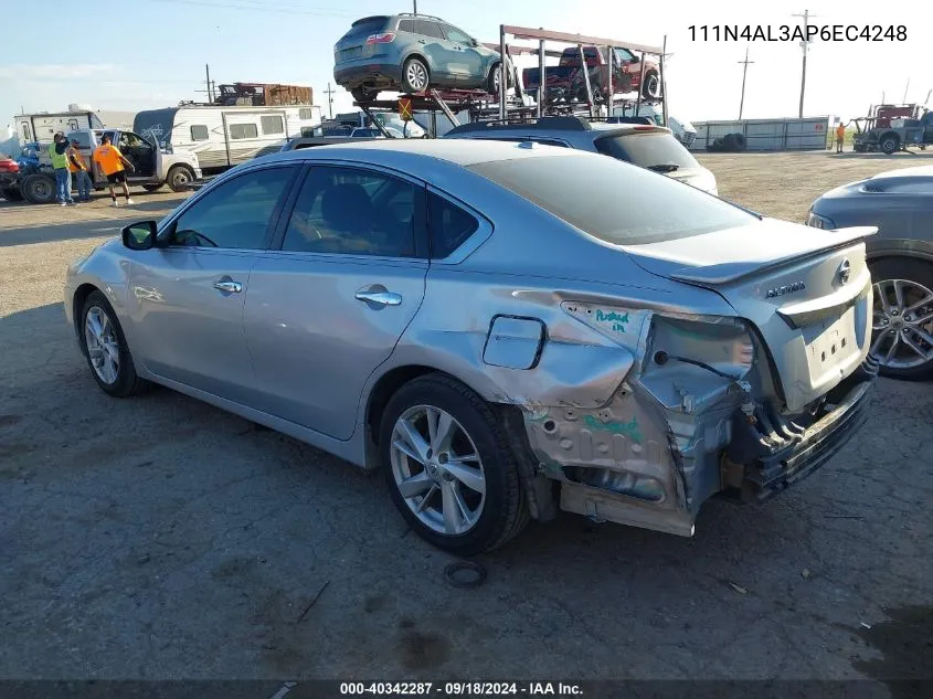 111N4AL3AP6EC4248 2014 Nissan Altima 2.5/S/Sv/Sl