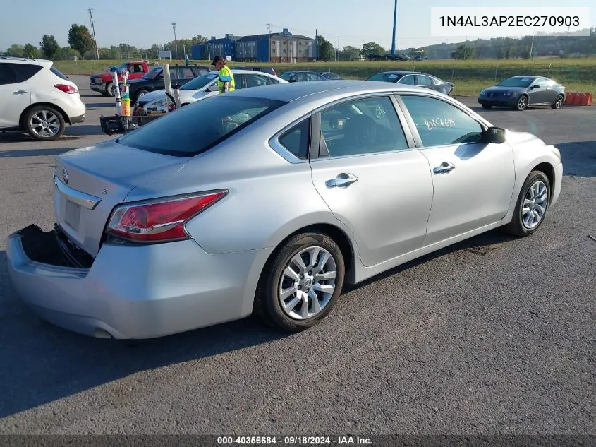 1N4AL3AP2EC270903 2014 Nissan Altima 2.5/S/Sv/Sl