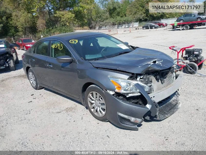 2014 Nissan Altima 2.5 S VIN: 1N4AL3AP5EC171797 Lot: 40357913