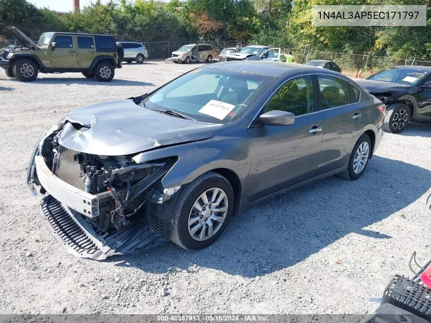 2014 Nissan Altima 2.5 S VIN: 1N4AL3AP5EC171797 Lot: 40357913