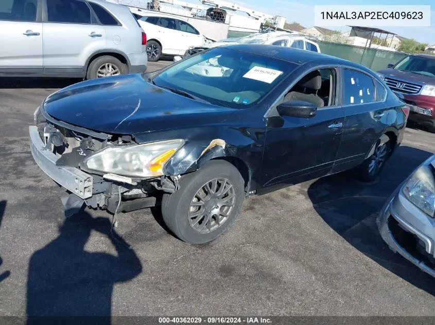 2014 Nissan Altima 2.5 S VIN: 1N4AL3AP2EC409623 Lot: 40362029