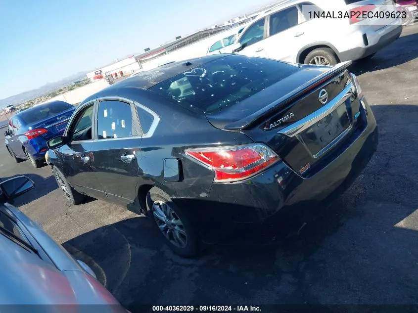 2014 Nissan Altima 2.5 S VIN: 1N4AL3AP2EC409623 Lot: 40362029