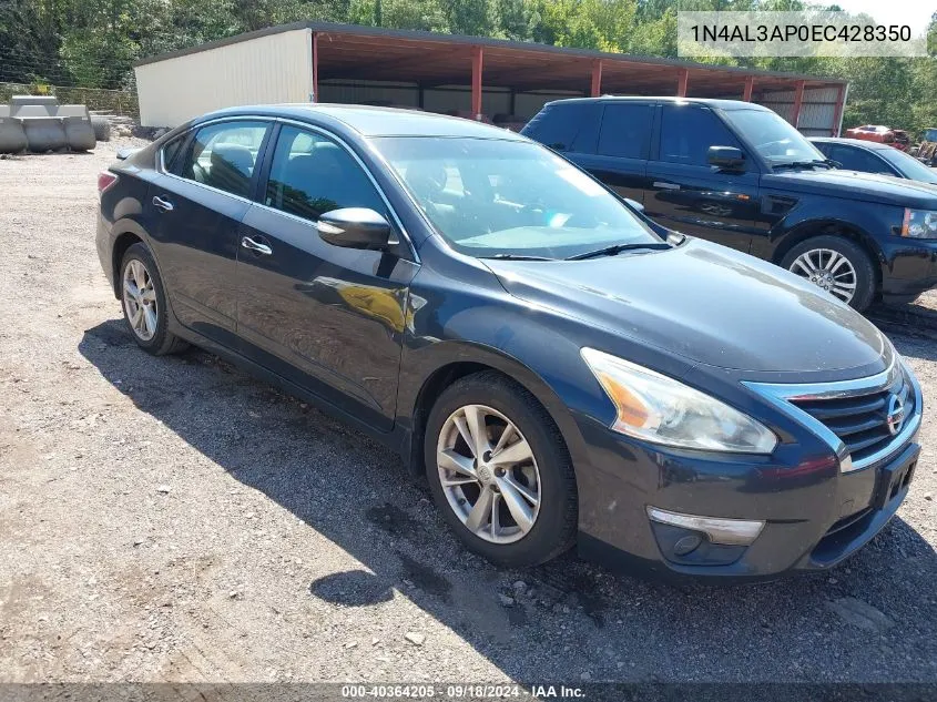 2014 Nissan Altima 2.5 Sl VIN: 1N4AL3AP0EC428350 Lot: 40364205