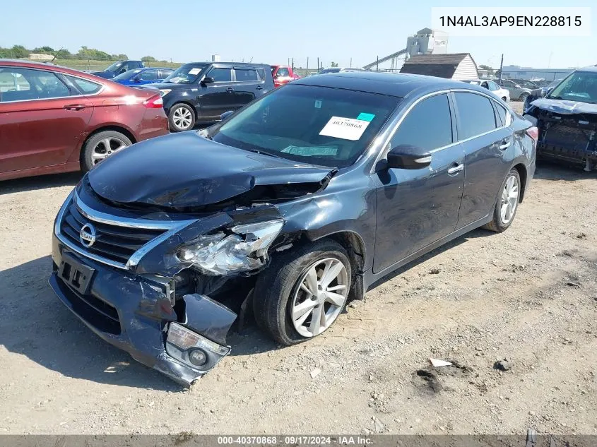 2014 Nissan Altima 2.5 Sl VIN: 1N4AL3AP9EN228815 Lot: 40370868