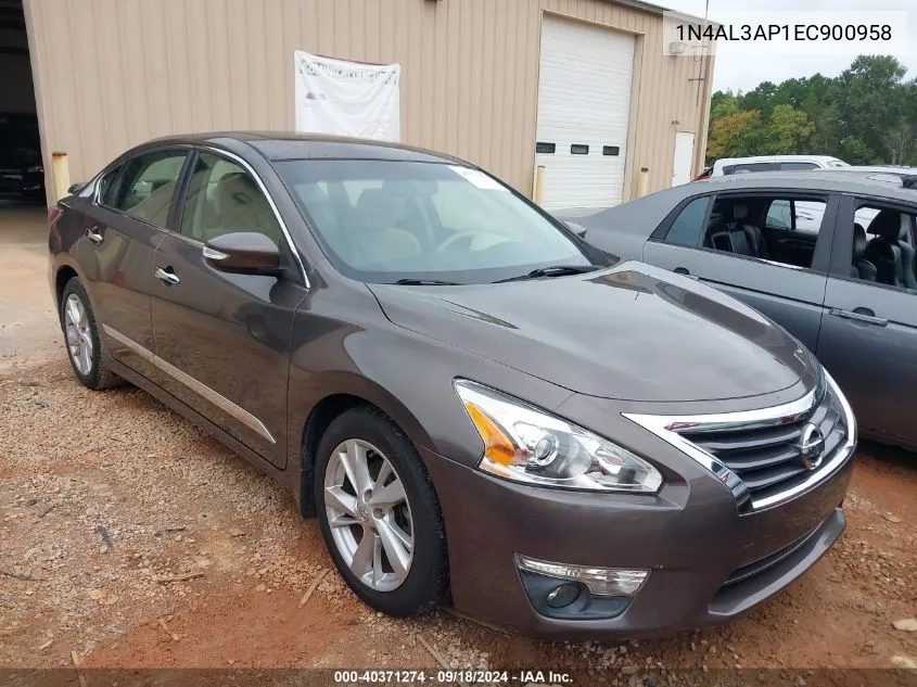 2014 Nissan Altima 2.5/S/Sv/Sl VIN: 1N4AL3AP1EC900958 Lot: 40371274