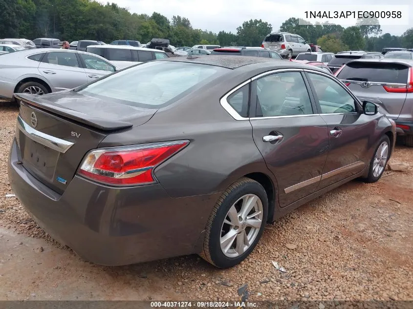 1N4AL3AP1EC900958 2014 Nissan Altima 2.5/S/Sv/Sl