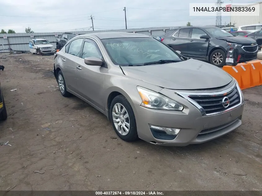 2014 Nissan Altima 2.5/S/Sv/Sl VIN: 1N4AL3AP8EN383369 Lot: 40372674