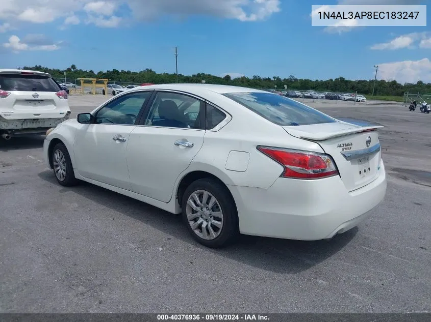 1N4AL3AP8EC183247 2014 Nissan Altima 2.5 S