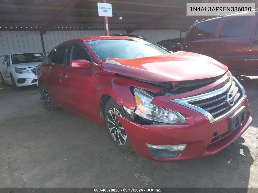 2014 Nissan Altima 2.5/2.5 S/2.5 Sl/2.5 Sv VIN: 1N4AL3AP9EN336030 Lot: 40378828