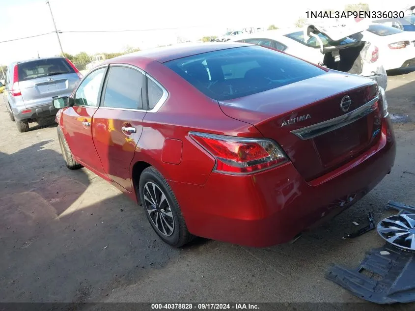 1N4AL3AP9EN336030 2014 Nissan Altima 2.5/2.5 S/2.5 Sl/2.5 Sv