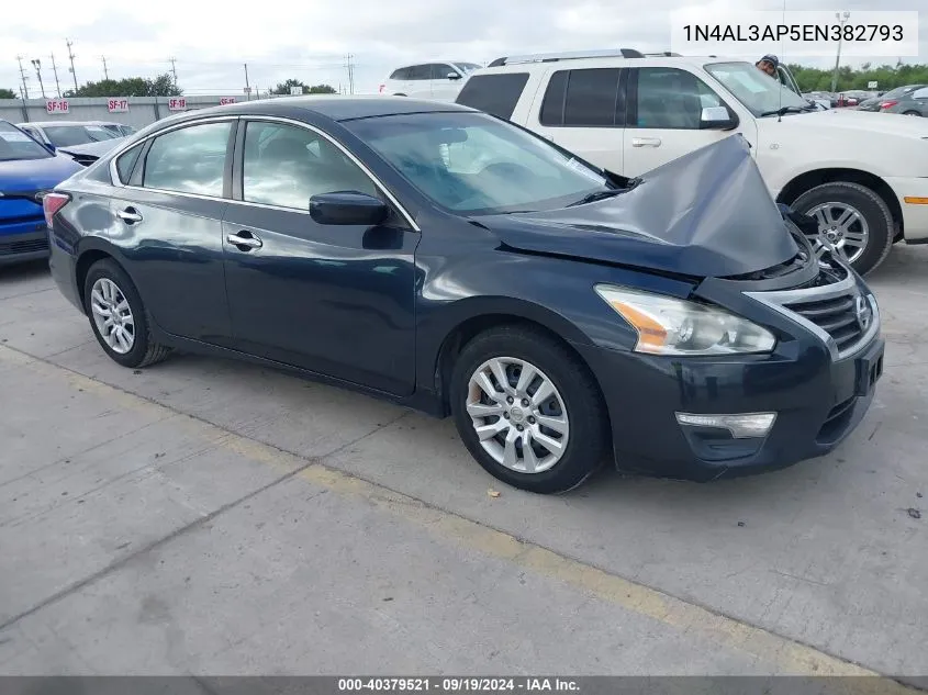 2014 Nissan Altima VIN: 1N4AL3AP5EN382793 Lot: 40379521