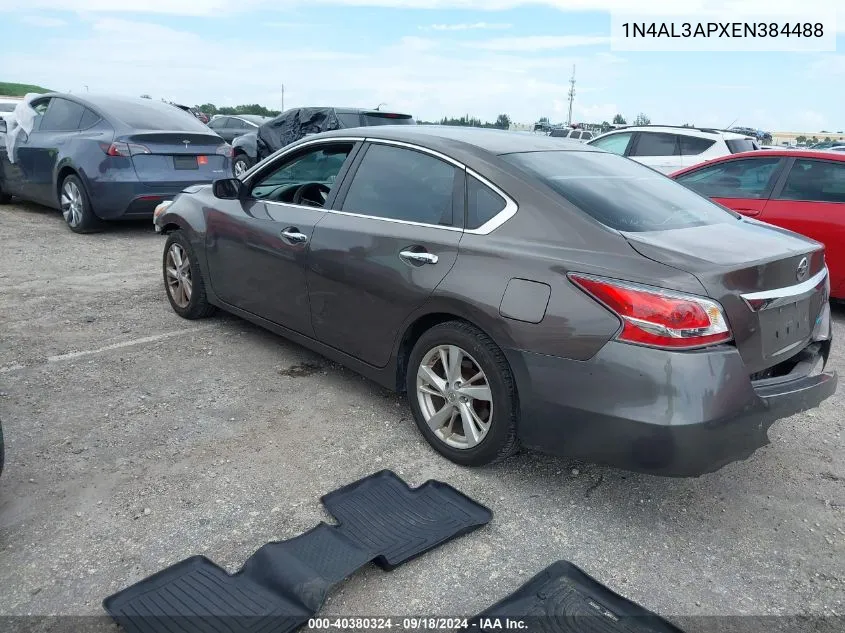 1N4AL3APXEN384488 2014 Nissan Altima 2.5/S/Sv/Sl