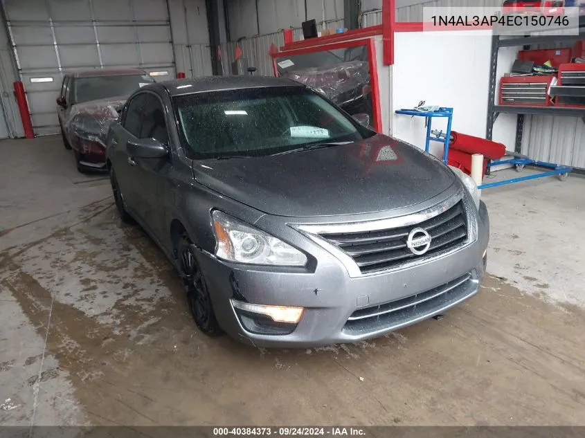 2014 Nissan Altima 2.5 S VIN: 1N4AL3AP4EC150746 Lot: 40384373