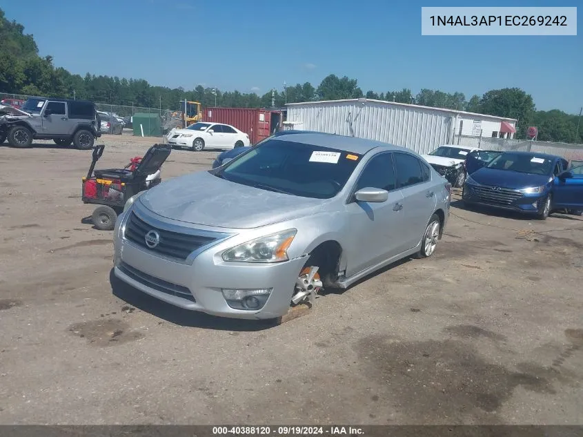 2014 Nissan Altima 2.5 Sv VIN: 1N4AL3AP1EC269242 Lot: 40388120