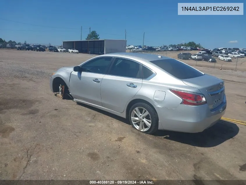 1N4AL3AP1EC269242 2014 Nissan Altima 2.5 Sv