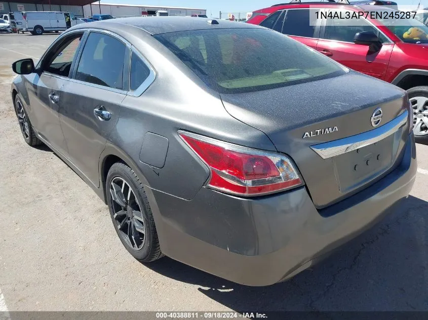 2014 Nissan Altima 2.5 Sl VIN: 1N4AL3AP7EN245287 Lot: 40388811