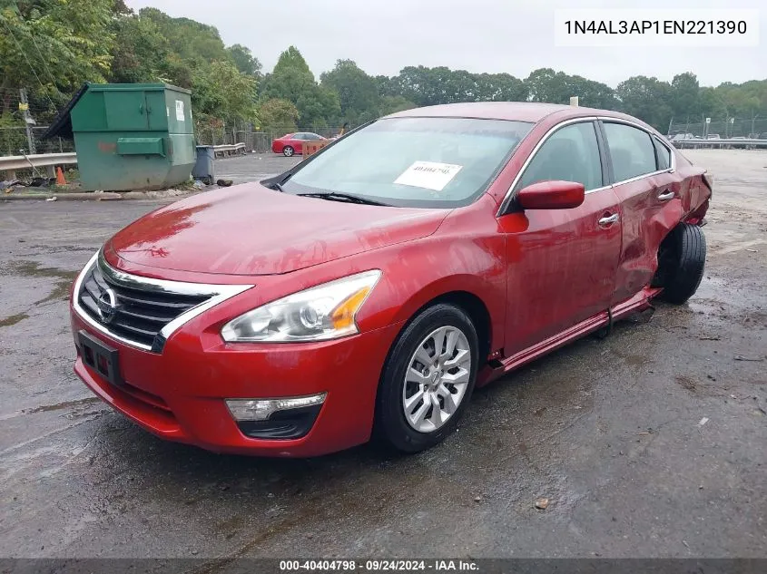 1N4AL3AP1EN221390 2014 Nissan Altima 2.5 S