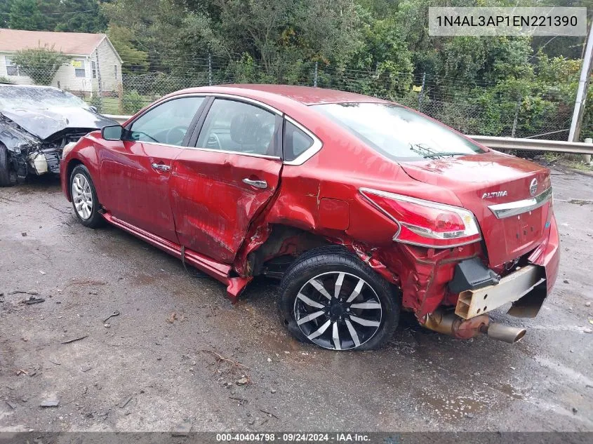 1N4AL3AP1EN221390 2014 Nissan Altima 2.5 S