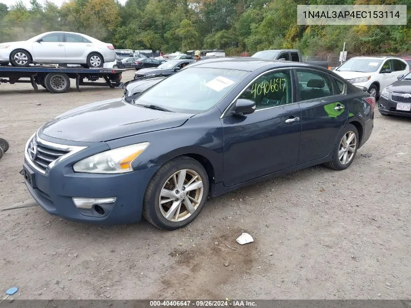 2014 Nissan Altima 2.5 Sl VIN: 1N4AL3AP4EC153114 Lot: 40406647