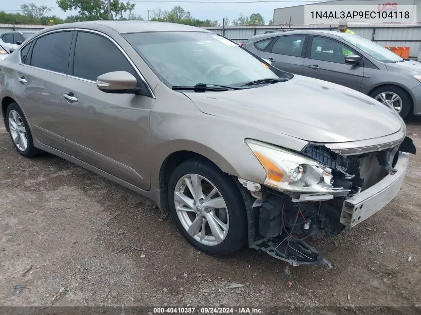 1N4AL3AP9EC104118 2014 Nissan Altima 2.5 Sl