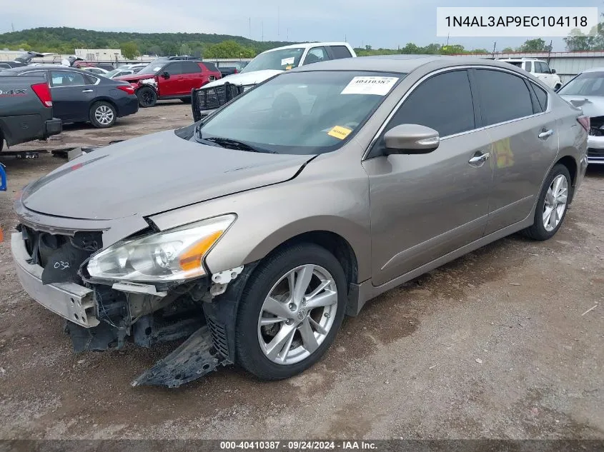 1N4AL3AP9EC104118 2014 Nissan Altima 2.5 Sl