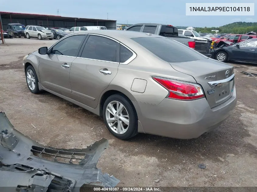 1N4AL3AP9EC104118 2014 Nissan Altima 2.5 Sl