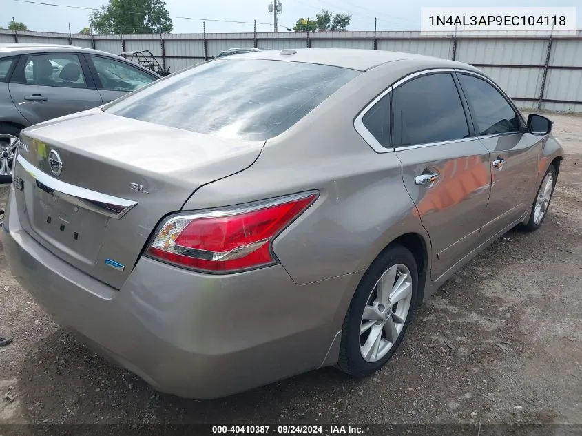 1N4AL3AP9EC104118 2014 Nissan Altima 2.5 Sl