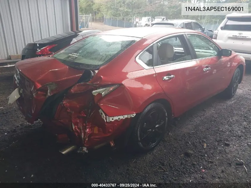 1N4AL3AP5EC169001 2014 Nissan Altima 2.5 S