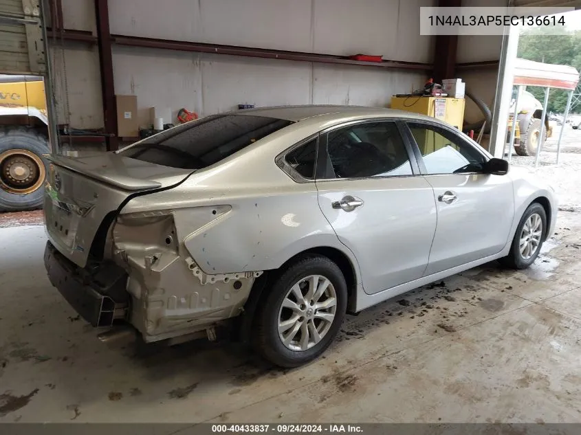 1N4AL3AP5EC136614 2014 Nissan Altima 2.5 S