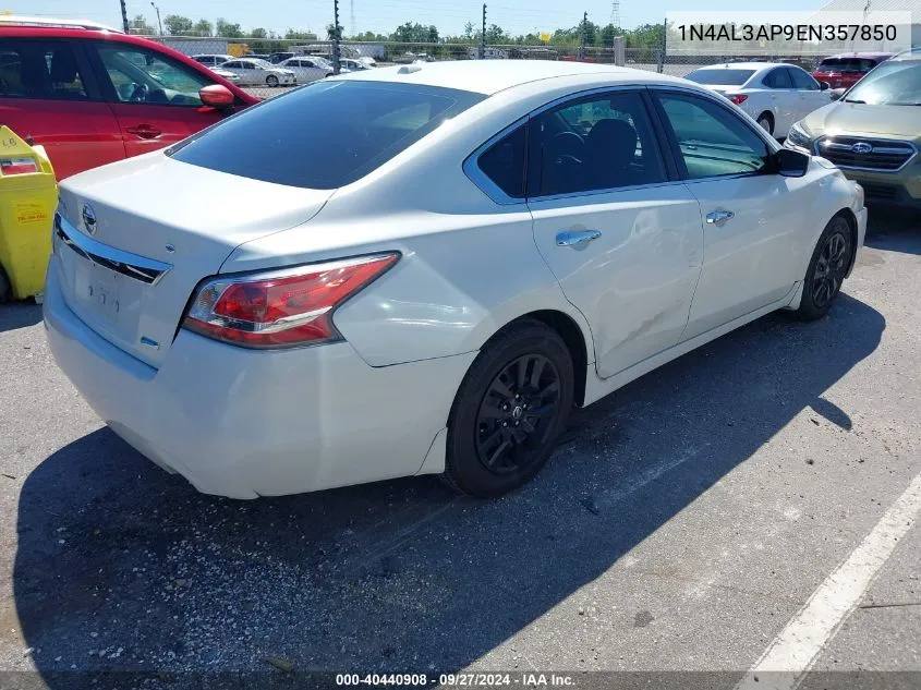 1N4AL3AP9EN357850 2014 Nissan Altima 2.5 S