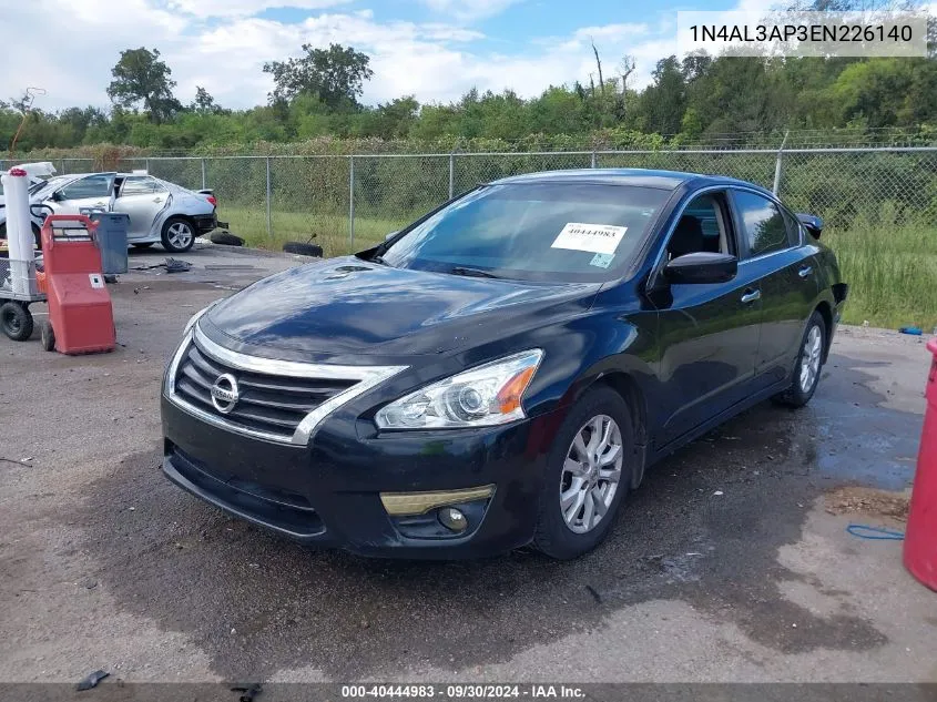 2014 Nissan Altima 2.5 S VIN: 1N4AL3AP3EN226140 Lot: 40444983