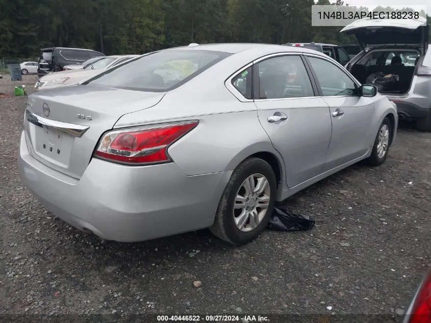 1N4BL3AP4EC188238 2014 Nissan Altima 3.5 S