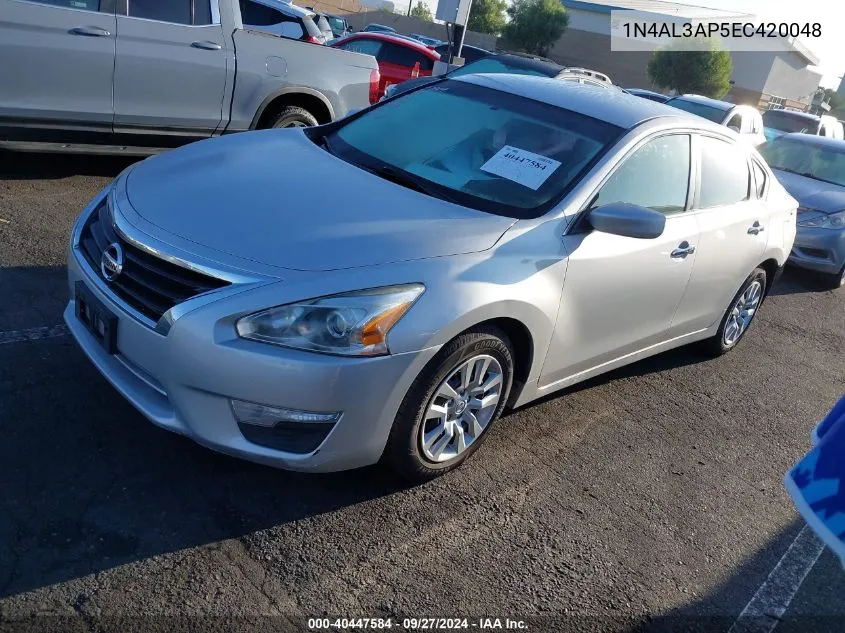 2014 Nissan Altima 2.5 VIN: 1N4AL3AP5EC420048 Lot: 40447584