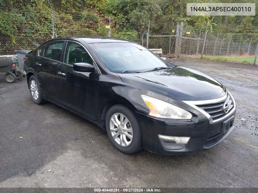 1N4AL3AP5EC400110 2014 Nissan Altima 2.5 S