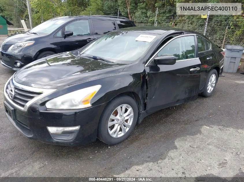 1N4AL3AP5EC400110 2014 Nissan Altima 2.5 S