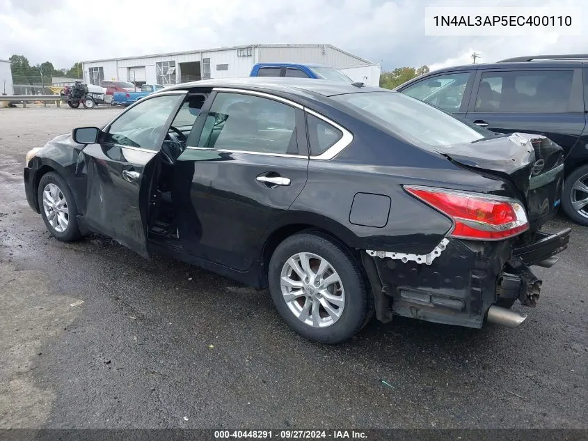 1N4AL3AP5EC400110 2014 Nissan Altima 2.5 S