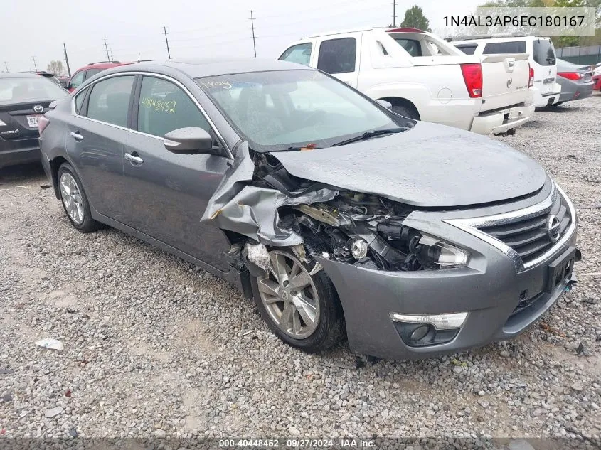 2014 Nissan Altima 2.5 Sl VIN: 1N4AL3AP6EC180167 Lot: 40448452