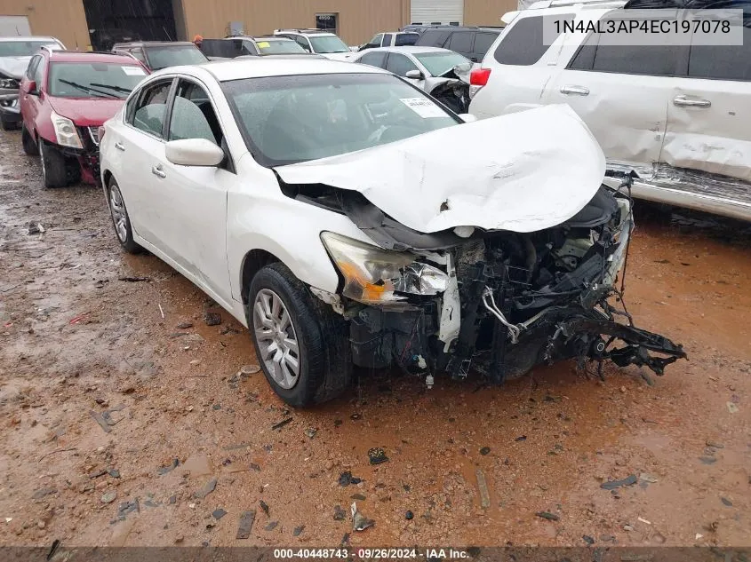 1N4AL3AP4EC197078 2014 Nissan Altima 2.5 S