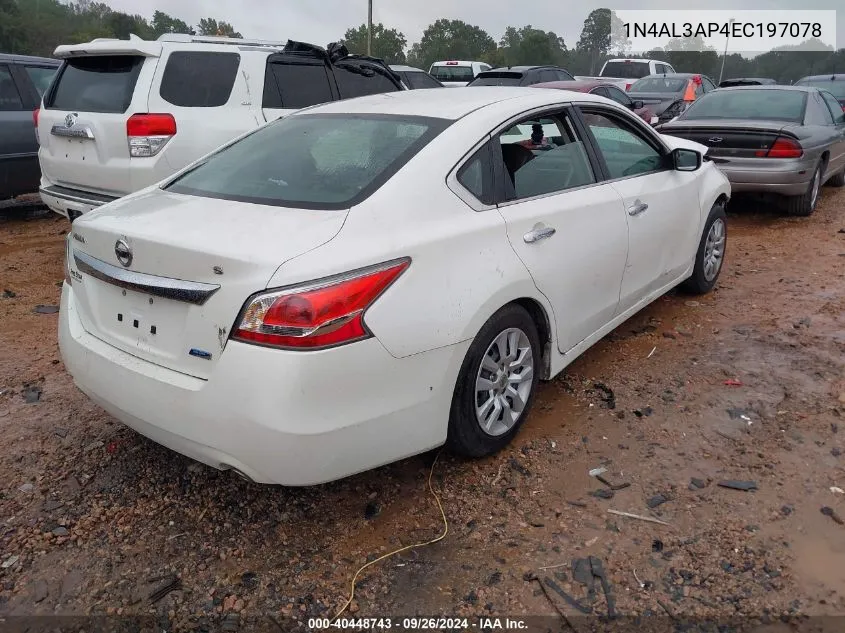 1N4AL3AP4EC197078 2014 Nissan Altima 2.5 S