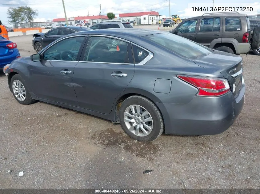 1N4AL3AP2EC173250 2014 Nissan Altima 2.5 S