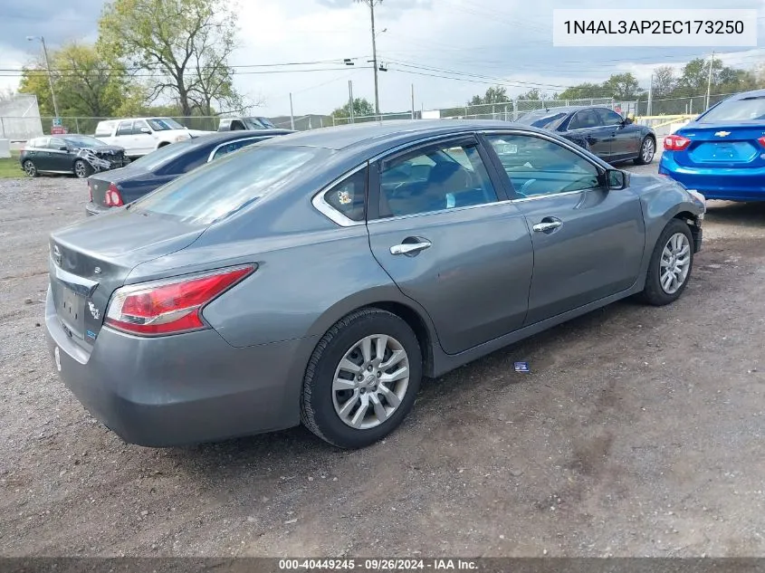 1N4AL3AP2EC173250 2014 Nissan Altima 2.5 S