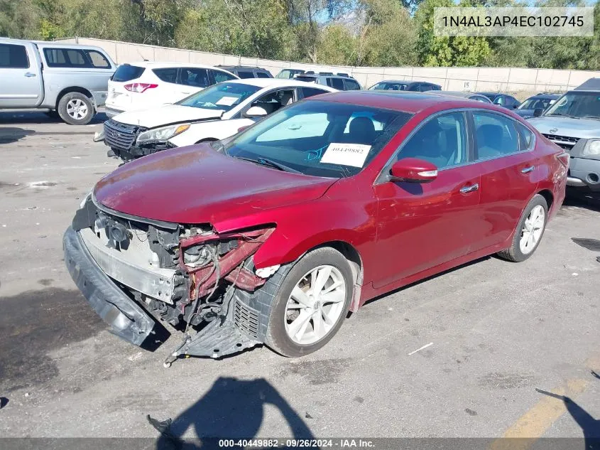 1N4AL3AP4EC102745 2014 Nissan Altima 2.5 Sl