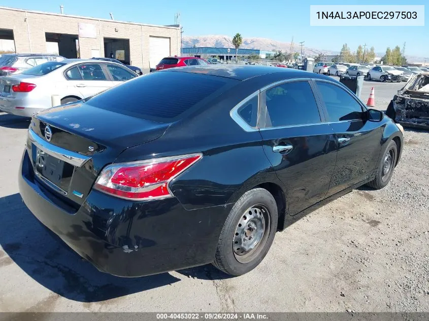 2014 Nissan Altima 2.5/2.5 S/2.5 Sl/2.5 Sv VIN: 1N4AL3AP0EC297503 Lot: 40453022